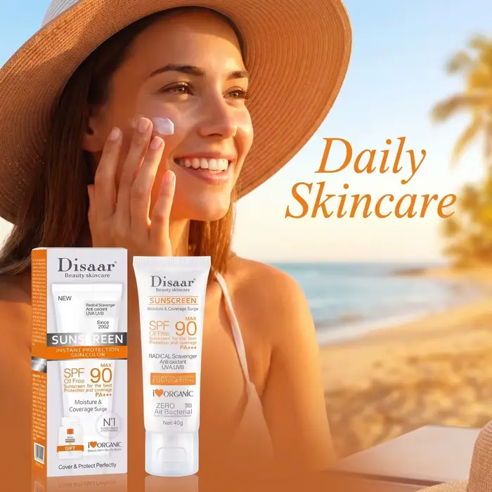 Crème solaire SPF90 PA+++ sans huile