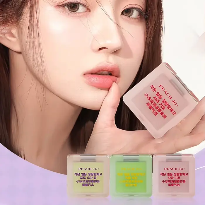 Baume de parfum solide élégant et frais longue durée, aux notes de raisin, citron et pomme, déodorant corporel portable pour femme