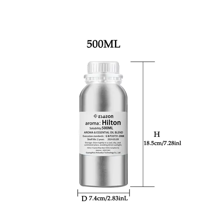 Huile essentielle aromathérapie 500 ml ESAEON pour purifier l'air avec parfums de luxe hôteliers et diffuseur de parfum sophistiqué pour maison occasions spéciales