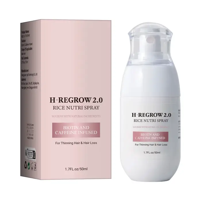 Spray pour cheveux, eau de riz