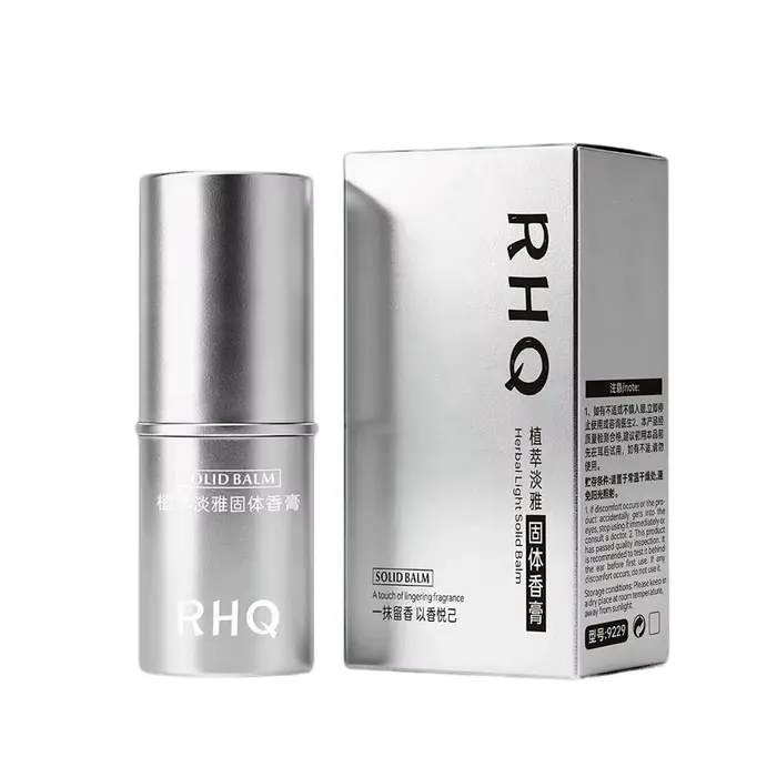 Stick de parfum solide pour hommes et femmes, parfum sauge et sel marin, portable, longue durée, bau