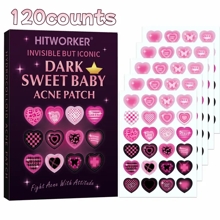 Patch pour l'acné au gel d'eau, 120/240 points/boîte, couvre l'acné et les imperfections, non toxiqu