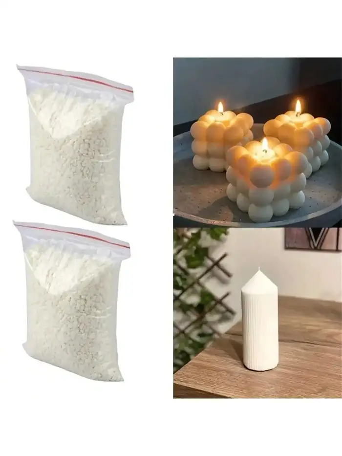 200g/500g cire de soja naturelle bougie parfumée granulaire matière première 100% sans additifs pour bricolage