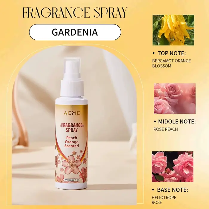 Eau de toilette unisexe, spray portable pour cheveux et corps, parfum frais longue durée, charme élé