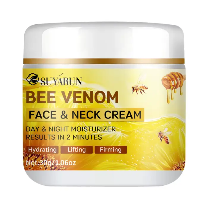 SUYARUN Crème visage anti-âge au collagène au venin d'abeille | Hydratant liftant raffermissant | Réduction des rides |