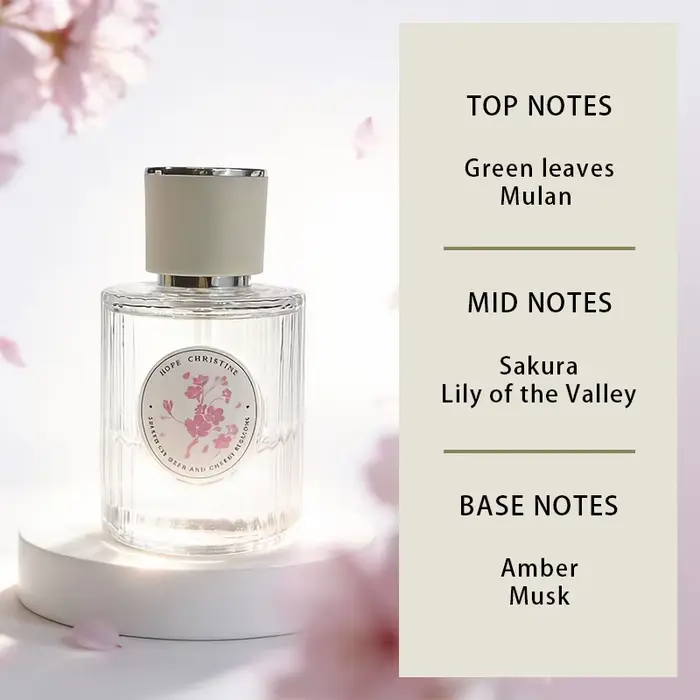 Parfum de luxe pour femme Niche Luxury Cherry Blossom Sakura, senteur florale douce et longue durée,