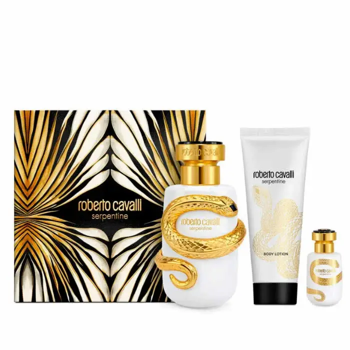 Roberto Cavalli Serpentine Eau De Parfum Vaporisateur 100ml Coffret 3 Produits