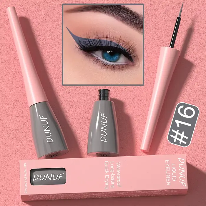 Eyeliner liquide coloré gris ciment