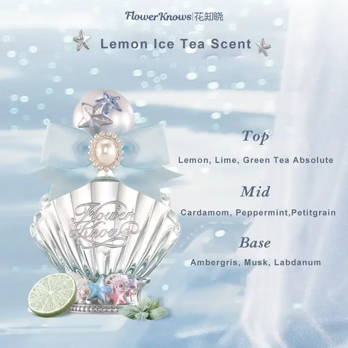 Parfum Flower Knows Shell's Jewel, senteur florale fruitée avec pomme, bois de santal, galbanum, pro