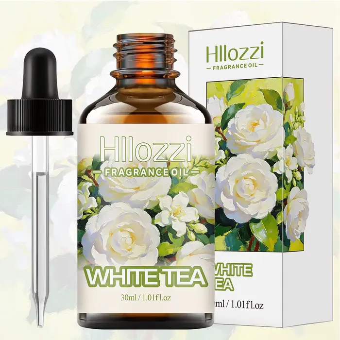 HUILE PARFUMÉE AU THÉ BLANC : Pour l'aromathérapie, la diffusion, les parfums et les bougies parfumé