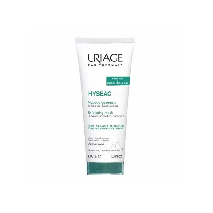 Uriage Hyseac Masque Exfoliant Visage Peaux Mixtes/Grasses 100 ml