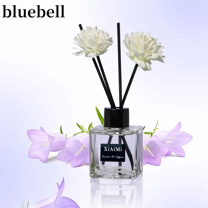 Huile d'aromathérapie de lavande de Freesia de parfum de maison sans flamme avec le bâton de diffuseur de roseau désodorisant liquide décor de pièce ornements