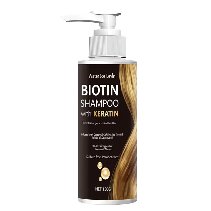 Shampoing à la biotine et à la kératine Water Ice Levin