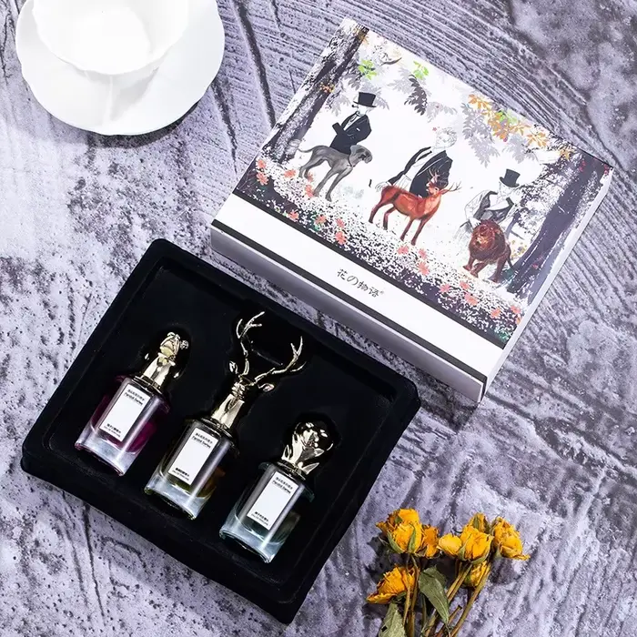 Coffret Cadeau Parfum Naturel Frais Homme Femme – Nouvelle Marque de Parfum Longue Durée pour Elle e