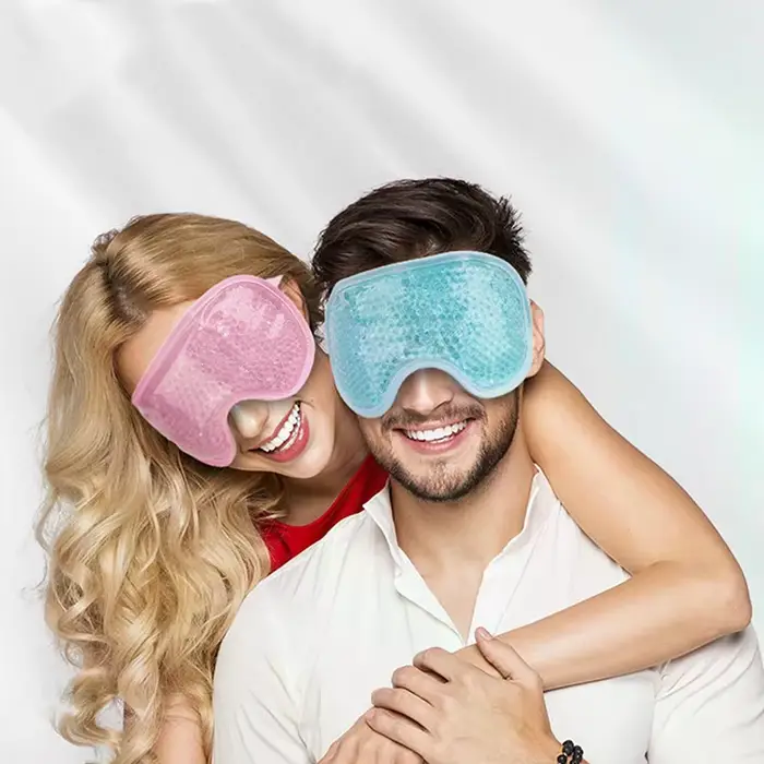 Masques faciaux froids pour les yeux, compresse chaude et froide pour les cernes, poches rafraîchissantes, pour femmes et hommes, outils de soins de la peau