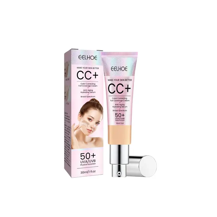 CC Cream-Correcteur naturel imperméable pour la peau