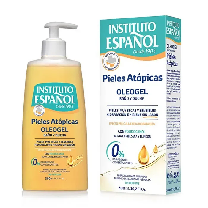 Instituto Español Atopique Peau Oleogel Pour Le Bain Et La Douche 300ml