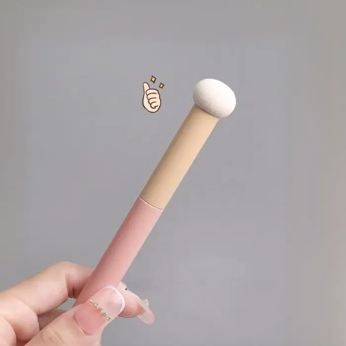 3 pinceaux de maquillage de haute qualité, éponge tête de champignon, pinceau anti-cernes, pinceau d