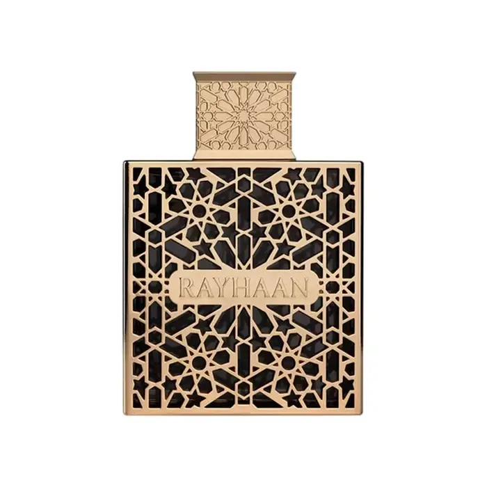 Parfum unisexe RAYHAAN, fragrance longue durée, florale et fruitée, révèle un tempérament noble, par