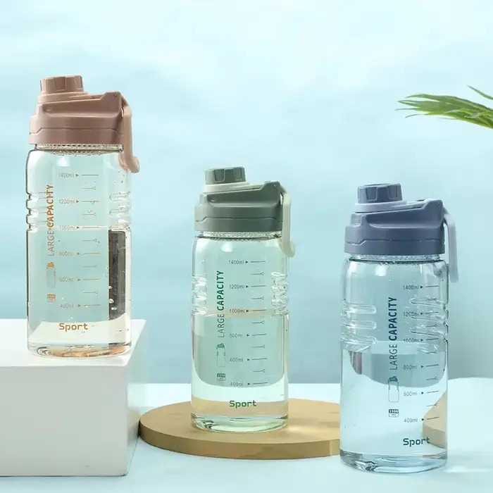Bouteille de Sport sans BPA de 1.5 litres avec filtre, grande bouteille de 2600ml, bouilloire, bouteille d'eau, tasse pour eau bouillante