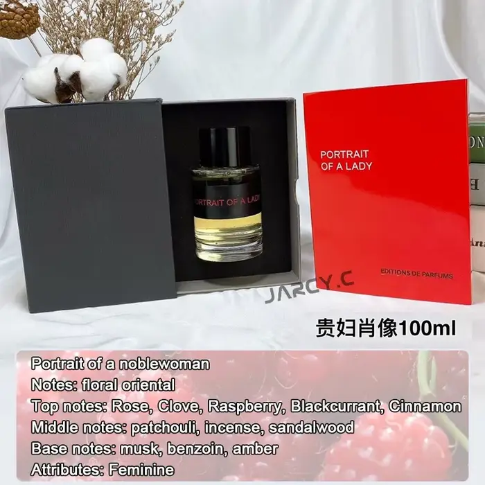 Parfum pour femme Portrait d'une noble femme 100 ml de la marque [Nom de la marque] Parfum boisé flo