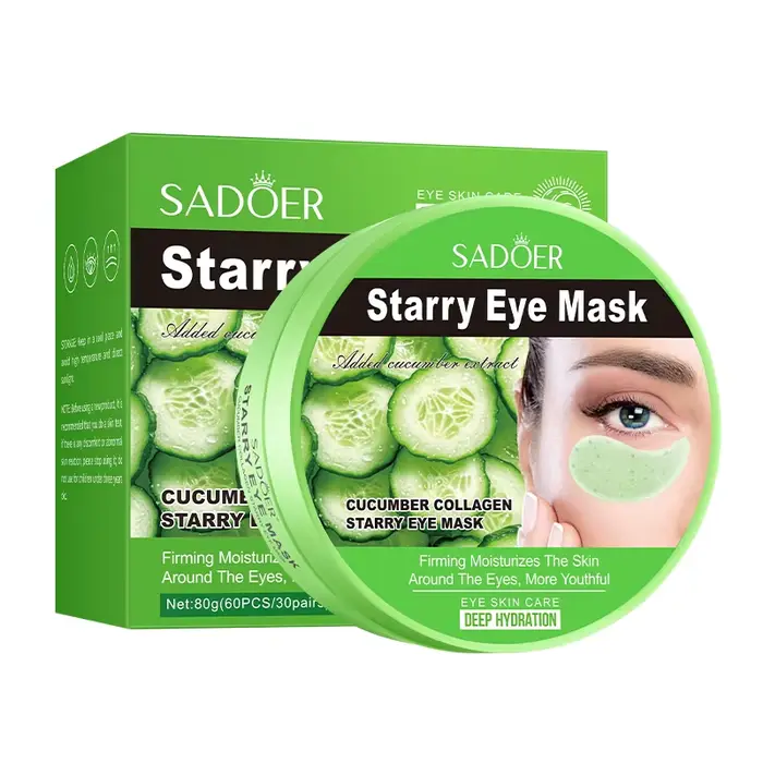 Masque pour les yeux au concombre, extrait de fruit de concombre, ingrédients bénéfiques pour la pea