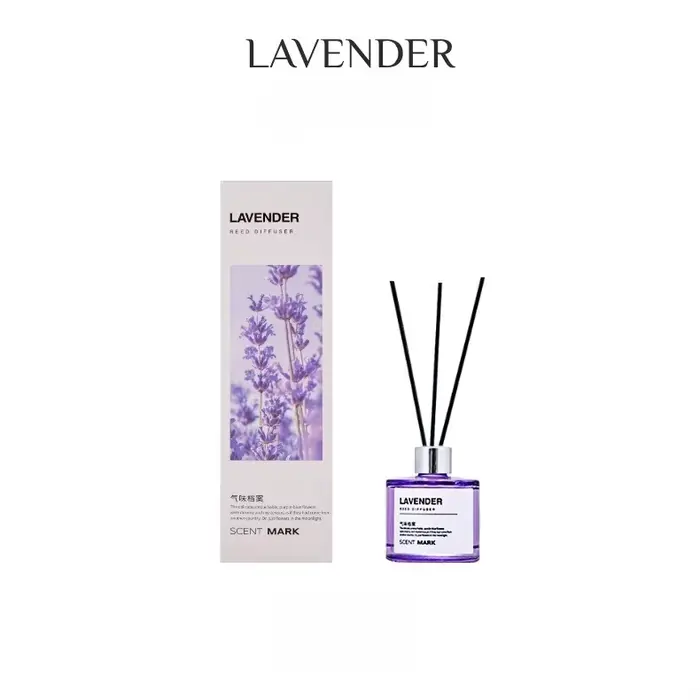 Diffuseurs à bâtonnets 50 ml – Parfums Lotus, Jasmin, Rose – Diffuseur d'ambiance sans flamme pour l