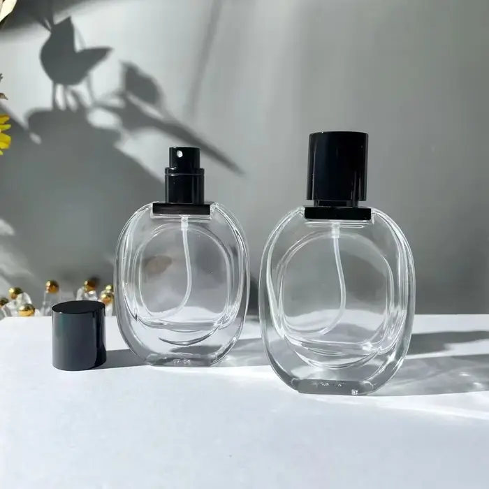 Bouteille distributrice de parfum 30ml, bouteille en verre de qualité supérieure, vaporisateur de grande capacité, bouteilles vides de remplacement à pression Portable haut de gamme