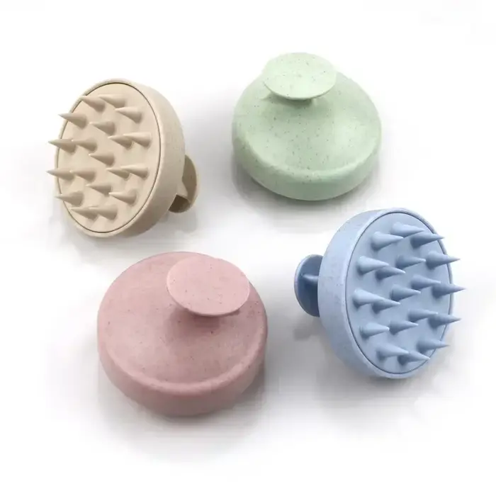Brosse à shampoing en Silicone, brosse de Massage corporel, bain-douche, outil de Salon de coiffure,