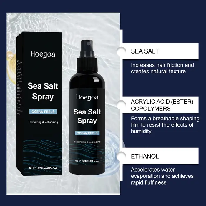 Spray de sel de mer pour hommes