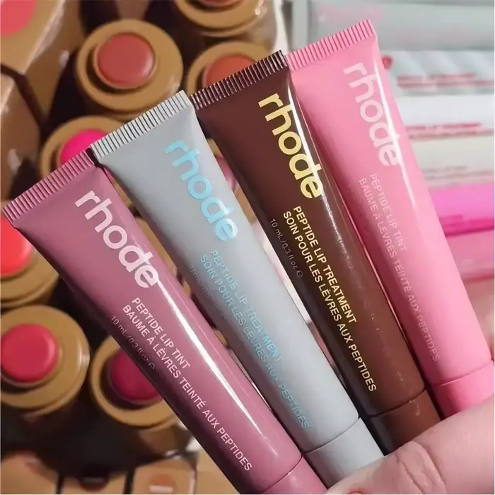Rhode Skin Spring Lip Gloss Baume à lèvres lissant, anti-rides, longue tenue, nourrissant, pour le soin quotidien des femmes, maquillage hydratant, blush pour fille