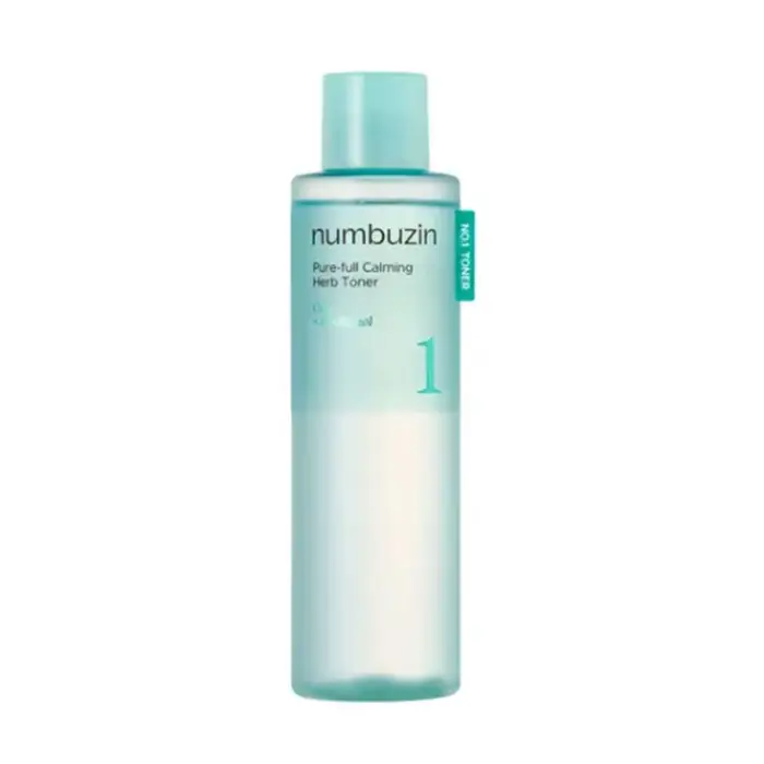 Tonique apaisant aux herbes numbuzin No1 Cica Panthenol hydratant, apaisant, anti-rougeurs, réparate