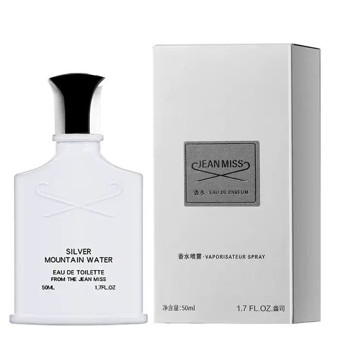 Parfum Aventu de parfum longue durée et vaporisateur d'eau de montagne argentée 50ML parfum pour hom
