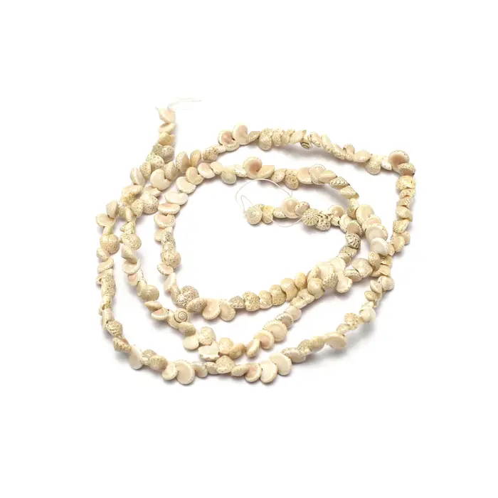 Coquilles d'eau douce naturelles, perles en forme d'escargot blanc, jaune, gris, pour la fabrication