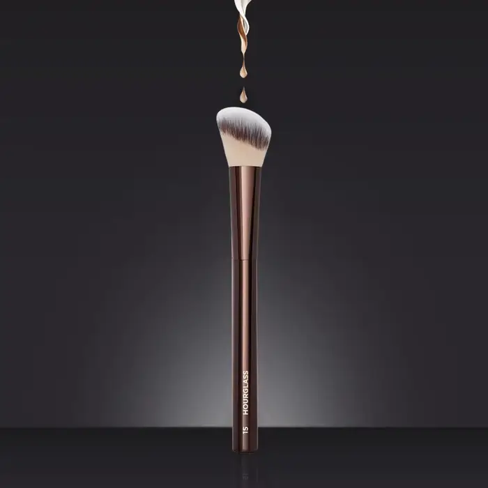 1 pièce # 15 pinceaux de maquillage pour Blush, liquide, bronzant, à utiliser avec des formules de j