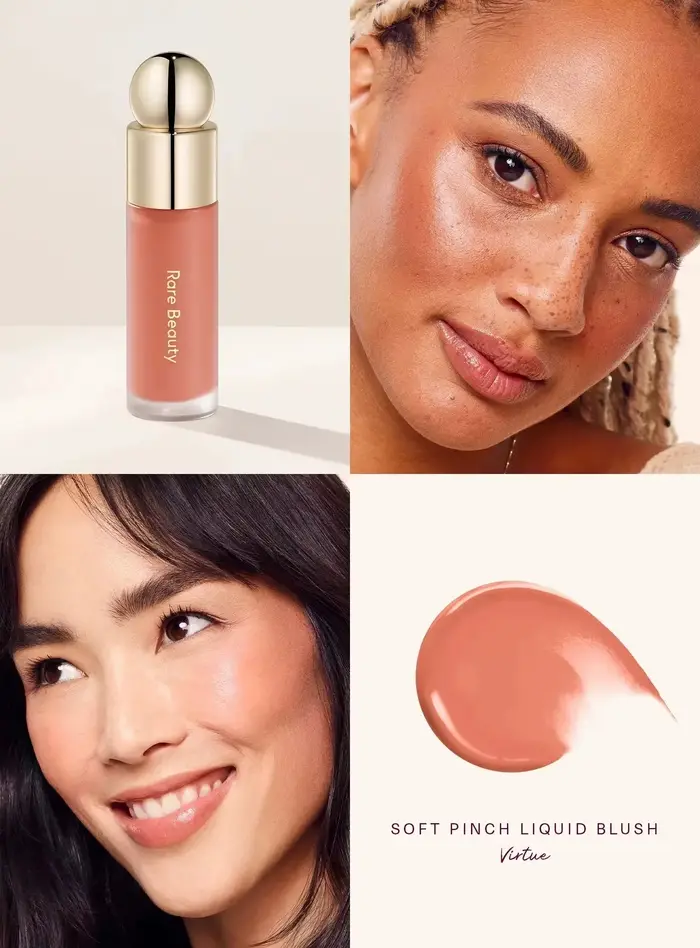 Rare Beauty Stick de Contouring 3D pour le Visage, Bronzer, Blush Liquide Soyeux, Happy Hope Joy Lov