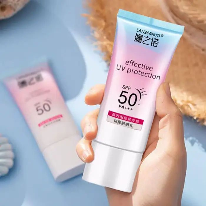 Crème solaire pour le visage et le corps éventuelles F50 +