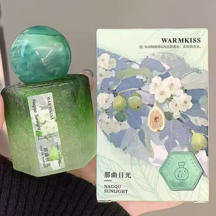 Spray de parfum à la figue pour femmes, feuilles vertes fraîches, bois de santal doux, parfum crémeux pour la peau, parfum léger longue durée pour un usage quotidien
