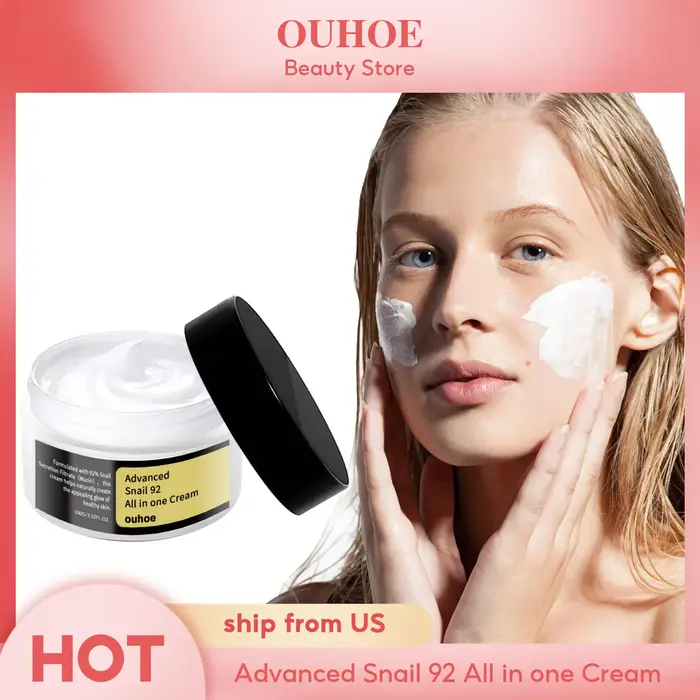Crème pour le visage à la bave d'escargot E avancée