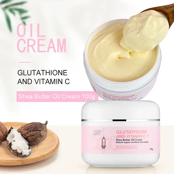 AILKE Crème blanchissante à l'huile de beurre de karité biologique
