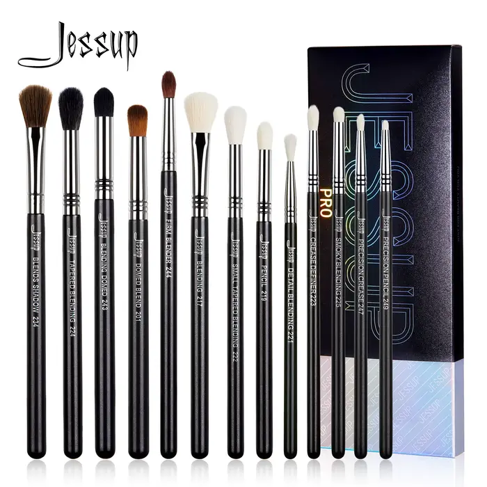 Jessup-Ensemble de pinceaux de maquillage pour les yeux
