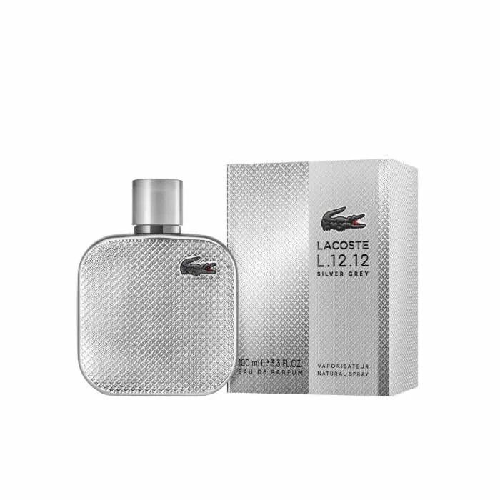 Lacoste L.12.12 Silver Grey Eau De Parfum Vaporisateur 100ml
