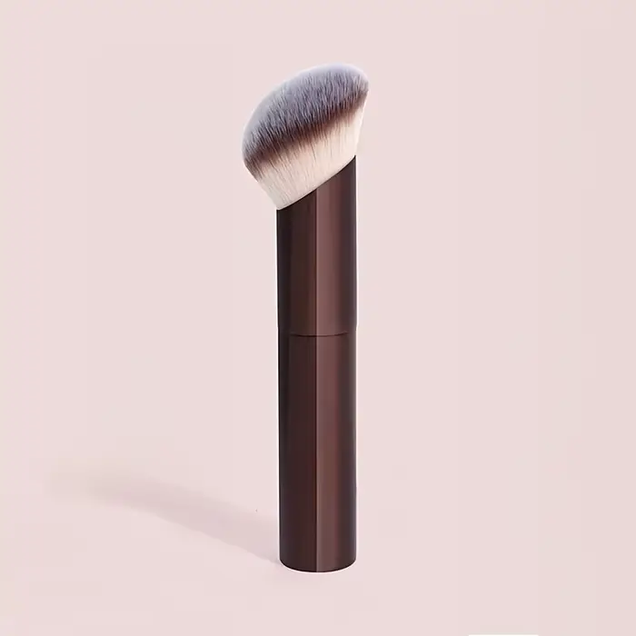 1 pinceau de maquillage professionnel en poils synthétiques doux de haute qualité