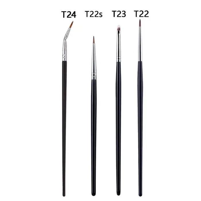 T22 pinceau de maquillage Eyeliner fin pinceau Eyeliner Gel liquide précision mince pinceau Eyeliner