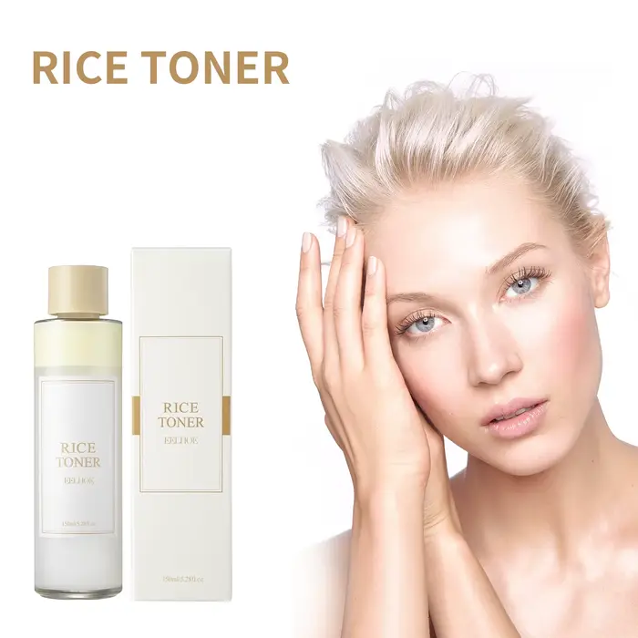 Toner pour le visage à l'eau de riz