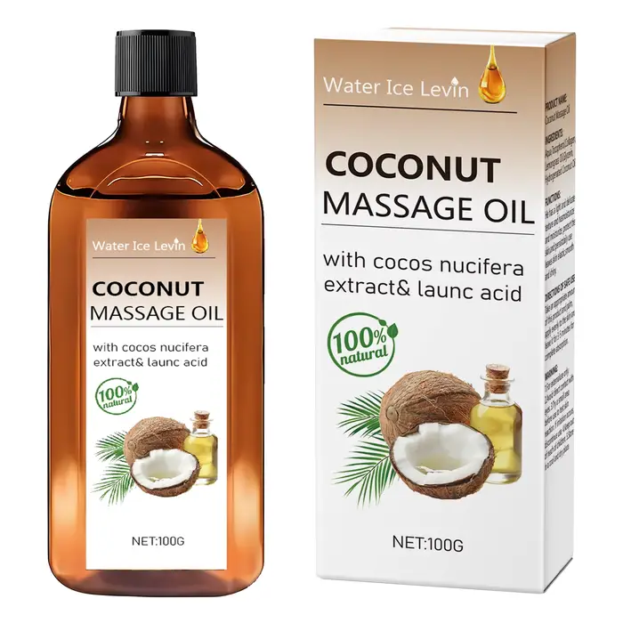 Huile de Massage Coco 100% Naturelle | Nutrition Intensive pour Peau Sèche en Hiver | Texture Fondante Non Grasse