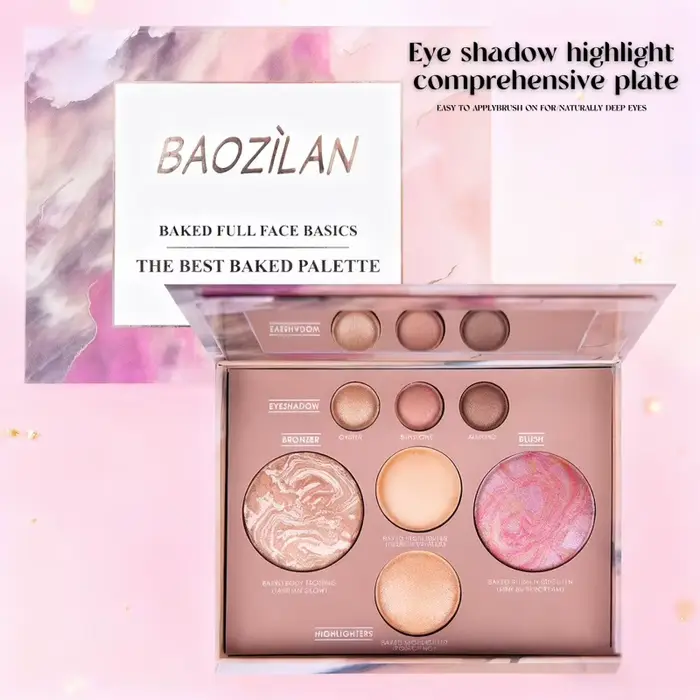 Palette de maquillage portable multifonctionnelle