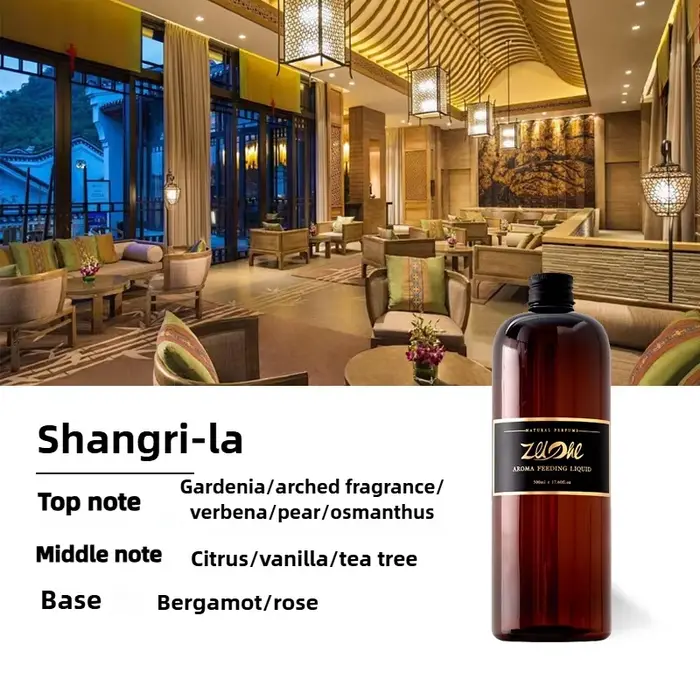 ZUOHE 500ml Parfum d'hôtel Hilton Shangri-La Star Hotel avec huile parfumée Parfum durable Parfum frais naturel Désodorisant