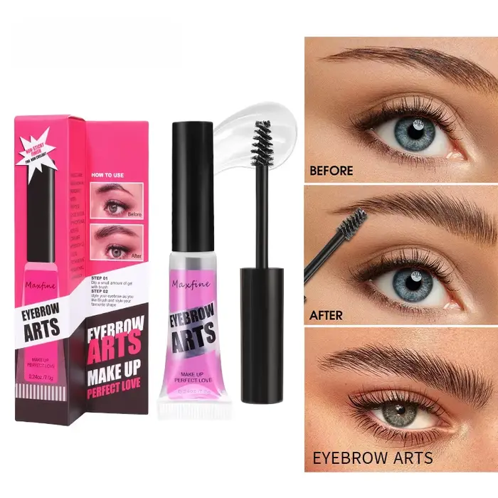 EyebloggGel-Maquillage pour les yeux, longue durée, étanche, tuyau à séchage rapide, transparent
