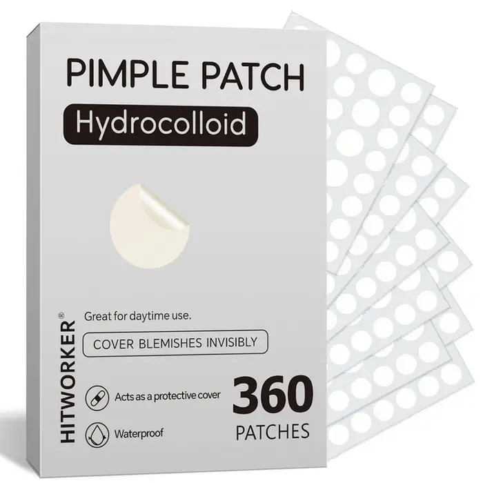 Patch hydrocolloïde Invisible imperméable pour l'acné, pour le nettoyage du visage, accessoire d'outil d'essence adapté à tous les Types de peau